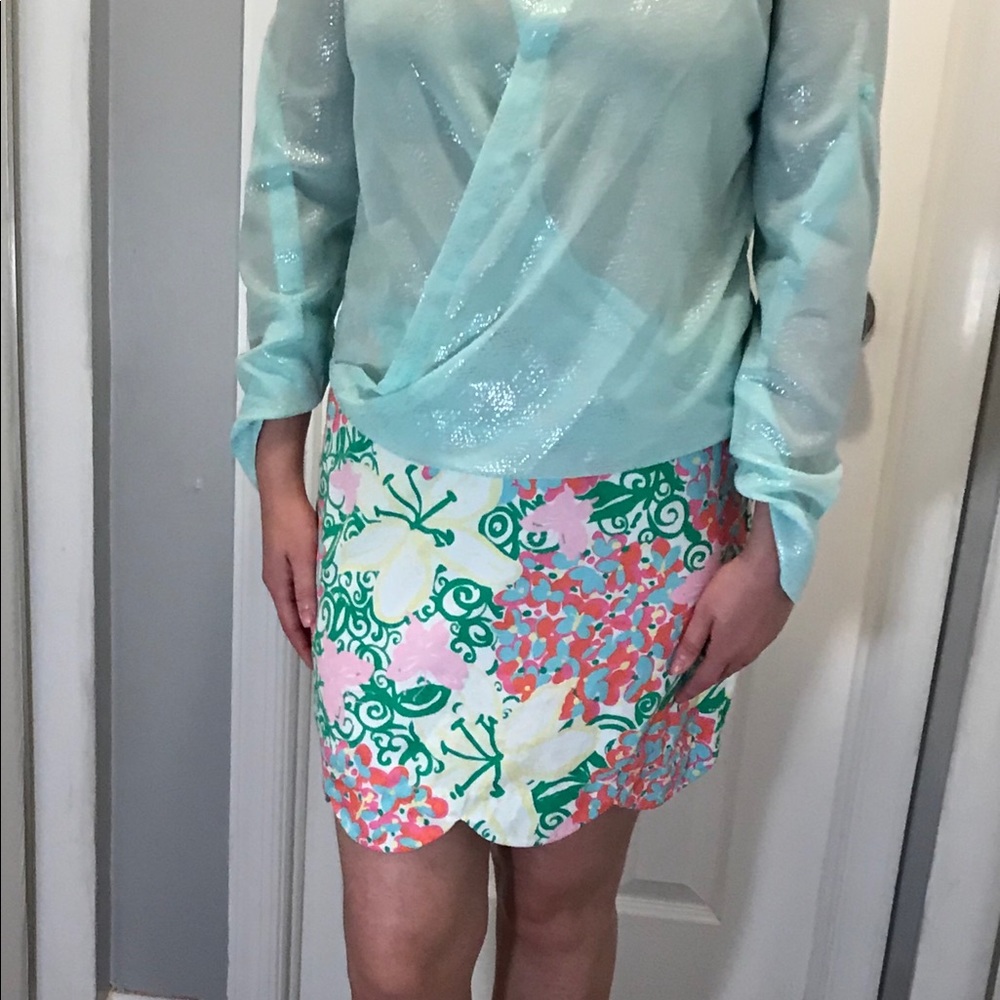 Lilly Pulitzer Floral Skirt